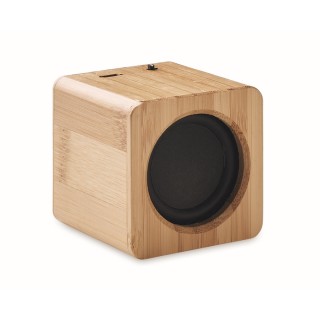 Altavoz inalámbrico de bambú personalizado